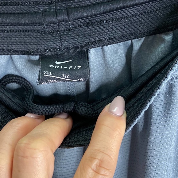 Nike Men Gray Dri-Fit Athletic Shorts Size XXL - Picture 5 of 7